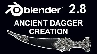 Ancient Indian Dagger Creation - Blender 2.8 Timelapse