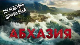 КАТАСТРОФА в АБХАЗИИ ⚡ ПОСЛЕДСТВИЯ ШТОРМА ВЕКА! Цандрипш Гагра 