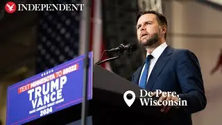 Live: JD Vance campaigns in De Pere, Wisconsin