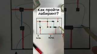 Возможно ли пройти этот лабиринт? ￼