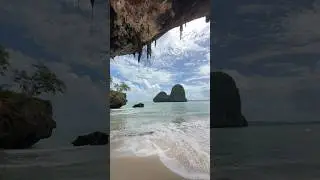 Princess Cave Beach in Krabi Thailand #shorts