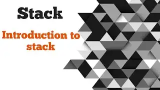 Introduction to stack data structure