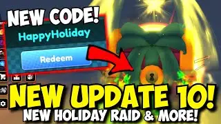 NEW OP CODE + NEW CHESTS & Holiday Raid Update! Anime Champions