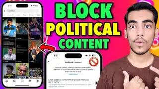 Block Political Content On Instagram | Instagram Political Content |Remove Instagram Political Reel