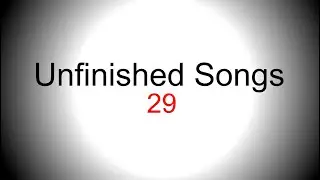 Chilled pop/country singing backing track - Unfinished song No.29