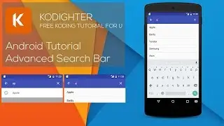 Android Studio Tutorial - Advanced Search Bar