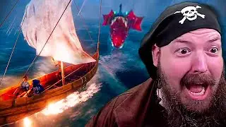 Chased By A Giant Sea Serpent! 💀 Valheim Highlights #2