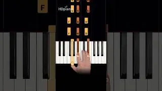 EASY Disney song on piano 🦁❤️🦁 #pianotutorial #shorts