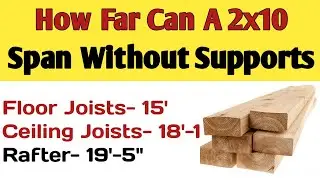 How far can a 2x10 span without support | 2x10 floor joist span, 2x10 ceiling joist span | 2x10 span