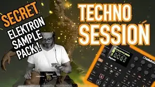 ELEKTRON DIGITAKT - TECHNO SESSION with SECRET ELEKTRON SAMPLE PACK ! | Michael Kert