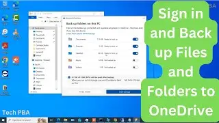 Sign in to OneDrive on Windows 10 | How to backup files and folders to OneDrive on Windows 10