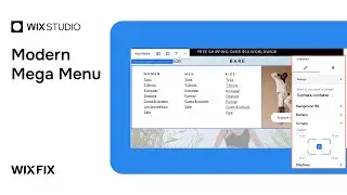 Creating a Modern Mega Menu in Wix Studio | Wix Fix