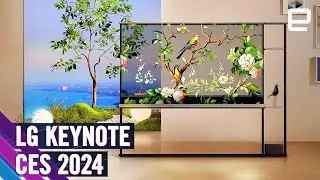 LG keynote at CES 2024 in 10 minutes: Announcing the worlds first wireless transparent OLED TV