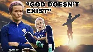 Megan Rapinoe gets DESTROYED for LAUGHING and saying God doesnt EXIST after tearing her Achilles!