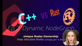 C++ vs Rust: Ep.2. Dynamic NodeGraph - Unique Nodes Ownership