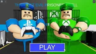 PLAYSTATION BARRY Vs XBOX BARRY in BARRY'S PRISON RUN! New Scary Obby (#Roblox)