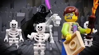 LEGO City Skeleton Attack STOP MOTION LEGO Halloween: Skeleton Treasure Hunt | LEGO | Billy Bricks