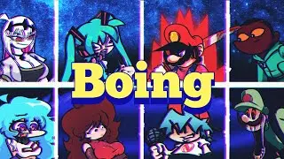 Boing! but everyone sings it | FNF Cover | CyanBF