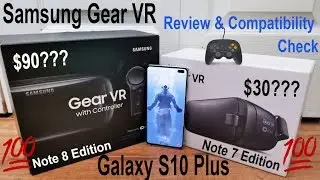 Samsung Galaxy S10 Plus Gaming Review With The Samsung Gear VR (Compatible With S10, S10e,S10 Plus)