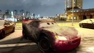 Lightning McQueen in Real Life Disney Cars Drift