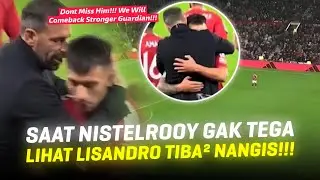 Tangisan Seorang Gladiator!!! Saat Nistelrooy Hibur Lisandro Martinez Usai Nangis Ditinggal Ten Hag