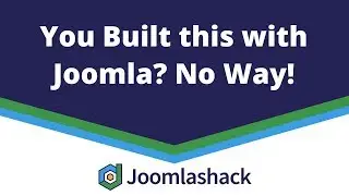 You Built this with Joomla? No Way! with Parth Lawate