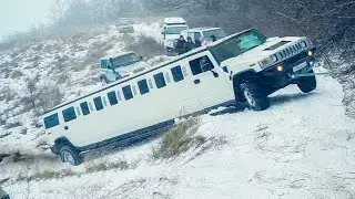 ЧТО МОЖЕТ ЛИМУЗИН HUMMER в OFFROAD!  Поехал с TOYOTA LC 200 и ЗИЛ 131 на БЕЗДОРОЖЬЕ