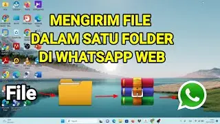 cara mengirim file dalam satu folder lewat WhatsApp