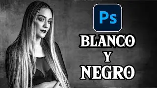 HAZ RETRATOS EN BLANCO Y NEGRO PERFECTO EN UN PASO!! Tutorial Photoshop