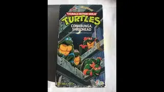 Opening and Closing to Teenage Mutant Ninja Turtles: Cowabunga, Shredhead VHS (1991)