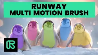 Runway Multi Motion Brush Tutorial - The Best AI Image to Video Tool