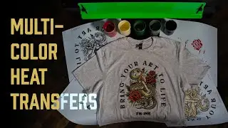 How to Screen Print Multi-color Plastisol Heat Transfers