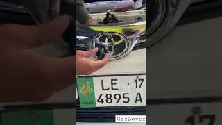 How to Replace Toyota Corolla Front Camera 🔥