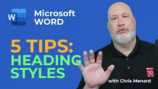 Word - Five Tips for Working with Heading Styles