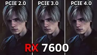 PCIe 2.0 vs PCIe 3.0 vs PCIe 4.0 | AMD RX 7600 8GB | Test In 9 Games | 2023