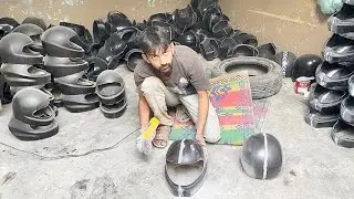 How motorcycle helmets are made