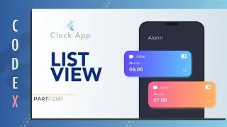 Flutter ListView Tutorial | Clock App (Episode-4)