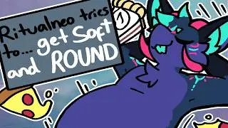 Furries vs AI | Death by AI Discord game. Furry becomes round to protect itself from AI