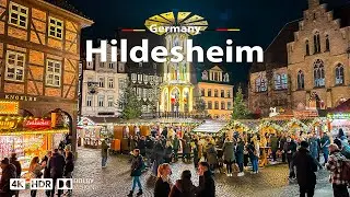 Hildesheim, Germany 🇩🇪 Christmas Market 2023 🎄 4K 60fps HDR ✨Cinematic Virtual Tour