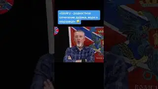 Гиркин: «Шойгу - редкостное сочетание дурака, вора и мерзавца» 🤣