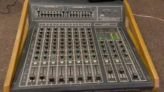 Peavy XR-800 Mixing Console Demo - 1980s