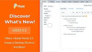 Filter + Bullet Point Improvements, New Templates, and More! | Release Notes v2023.3.3