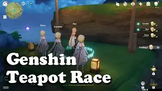 Genshin Teapot Race with Friends (Genshin Impact 2.4) | 300 Subscriber Special