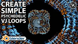 Create Trippy Psytrance Visuals In Blender 2.9 - Evee Psychedelic Animation Tutorial