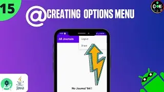 Android-Creating options menu-2020||How to create options menu in Android-#15