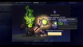 DOTA 2 - I GOT AN UNUSUAL ITEM FROM CROWNFALL TREASURE!