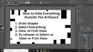 How To Hide Everything Outside The Artboard In Adobe Illustrator 2020 | Fastest Way |Quick Tutorials