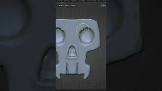 Sculpting in Blender- Stylized Creature #sculpting #blender #shorts