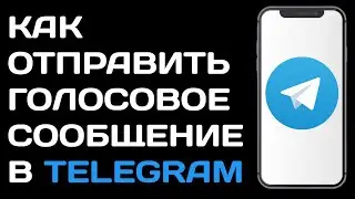 Как отправить голосовое сообщение в телеграме | Как записать голосовое сообщение в telegram ?