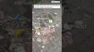 Garbage dumped in the open at Central Bazar Road in Nagpur’s Ramdaspeth area | Nagpur news